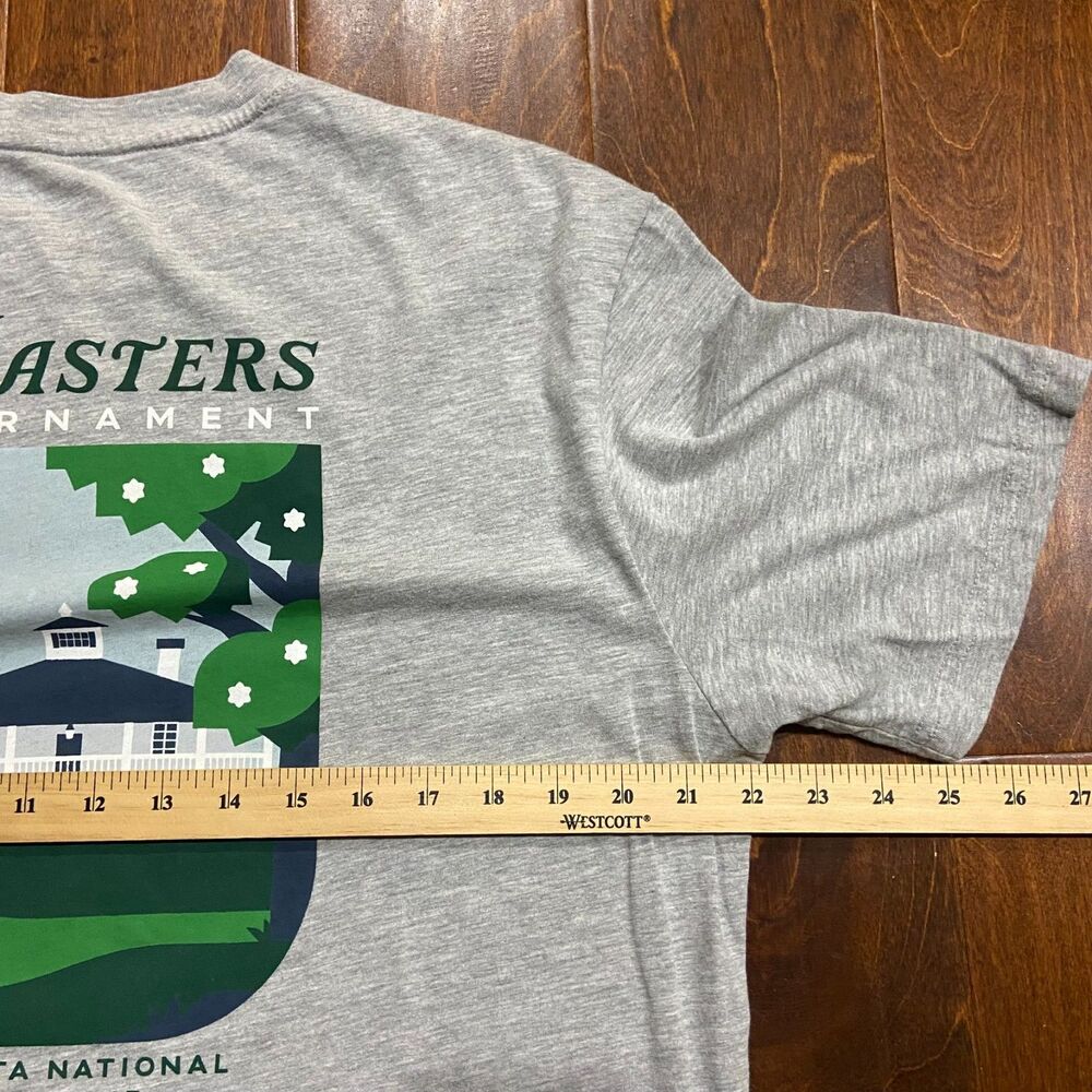 Masters Tournament Augusta National Golf Club Gray T-Shirt Men's Size Large - Picture 7 of 8